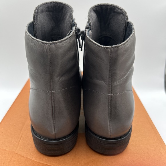 Miz Mooz Louise Women's Leather Ankle Boots SZ: 9 M, Graphite Gray-Box Included - Picture 4 of 16